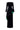 BLACK QUEEN ANNE NECKLINE AND DRAPED WAIST VELVET GOWN - CULT MIA