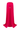 PINK ROUND NECK GATHERED GOWN WITH STONE EMBELLISHED BELT - CULT MIA