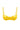 GINA GLOSSY BIKINI TOP IN SICILY YELLOW - CULT MIA