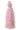 PINK LAYERED STONE ORGANZA FLORAL EMBELLISHED GOWN - CULT MIA