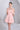 CLAYTON PINK A-LINE PLEATED CHEST ORGANDY MINI DRESS - CULT MIA