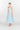 BLUE DRAPED LACE MIDI DRESS - CULT MIA
