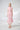 PINK MERMAID CAP SLEEVED SILK ORGANZA MIDI DRESS - CULT MIA